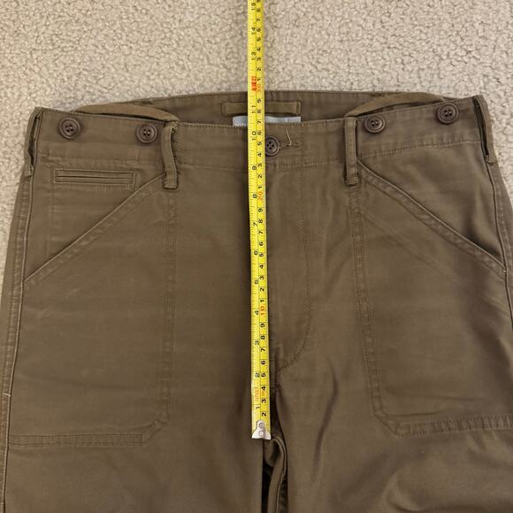 Vince Womens Cargo Jogger Pants Size 4 Green/Brown Military Slouchy Utility - Picture 6 of 8